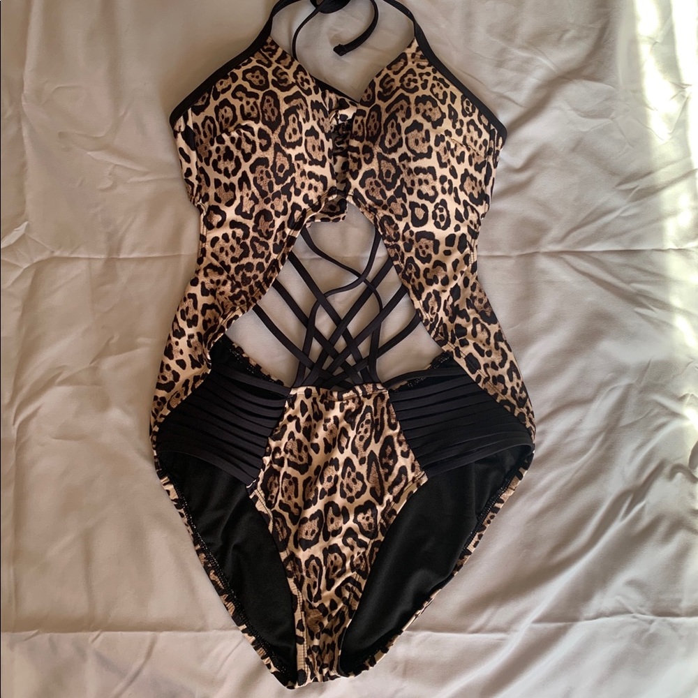 Leopard Swimsuit - Kenneth Cole